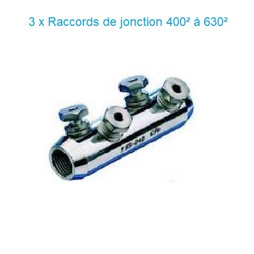 3 x Raccords de jonction RSM 400-630²