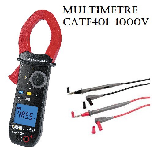CAT-TP54N-1000V - Multimètre + 2 cordons + + sonde + batteries +