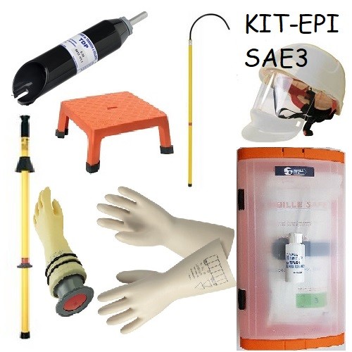 KIT EPI SAE-3 avec VAT à éclats